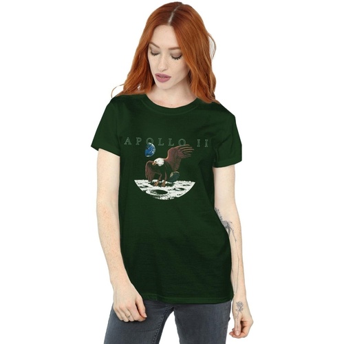 Vêtements Femme T-shirts manches longues Nasa Apollo 11 Vintage Vert