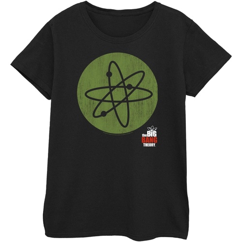 Vêtements Femme T-shirts manches longues Whad Up Science Bitchesory Big Bang Icon Noir