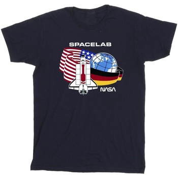 Vêtements Homme T-shirts manches longues Nasa Space Lab Bleu