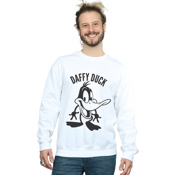 Vêtements Homme Sweats Dessins Animés Daffy Duck Large Head Blanc