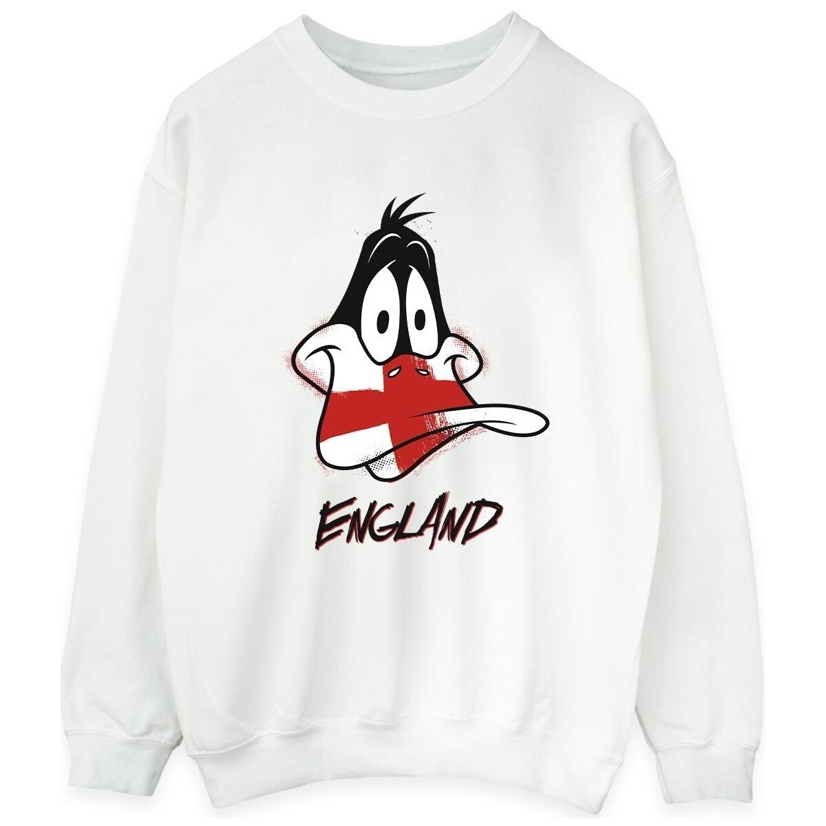 Vêtements Homme Sweats Dessins Animés Daffy England Face Blanc
