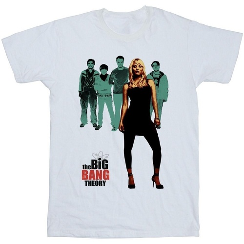 Vêtements Homme T-shirts manches longues The Big Bang Theory Penny Standing Blanc