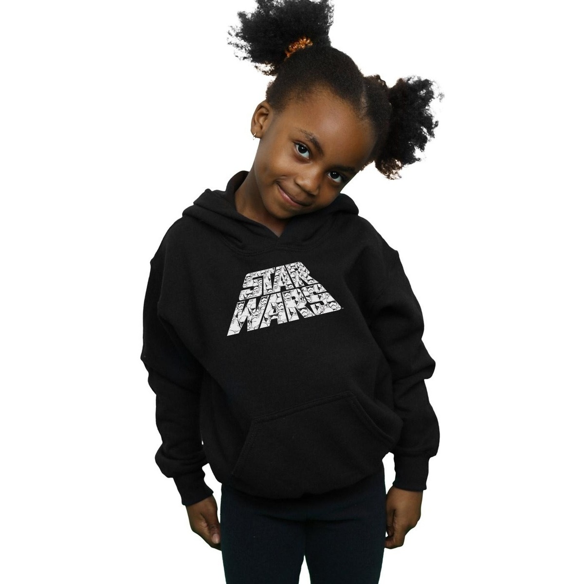 Vêtements Fille Sweats Star Wars: The Rise Of Skywalker Trooper Filled Logo Noir