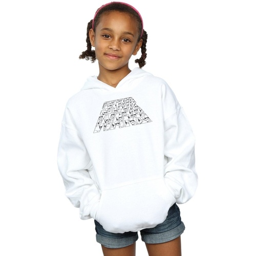 Vêtements Fille Sweats Star Wars: The Rise Of Skywalker Trooper Filled Logo Blanc