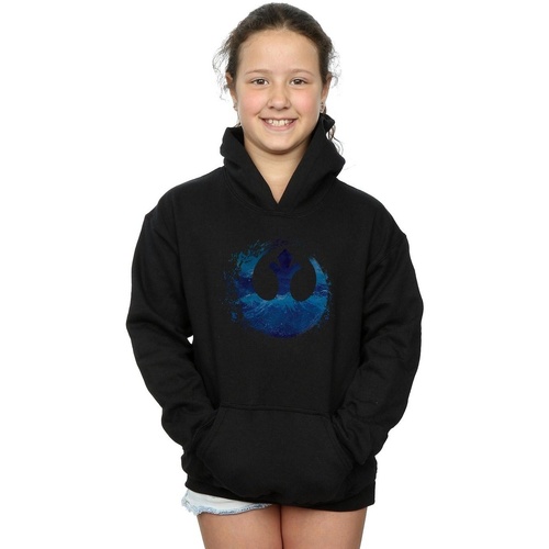 Vêtements Fille Sweats Star Wars: The Rise Of Skywalker Resistance Symbol Wave Noir