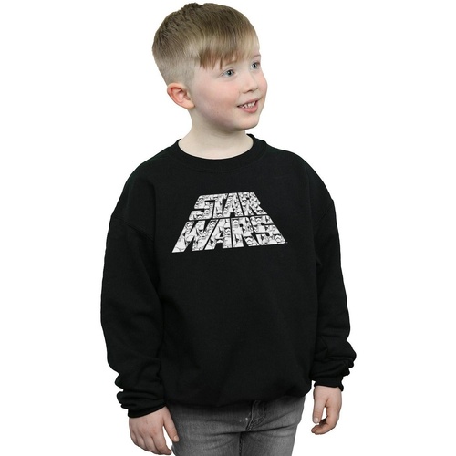 Vêtements Garçon Sweats Star Wars: The Rise Of Skywalker Trooper Filled Logo Noir