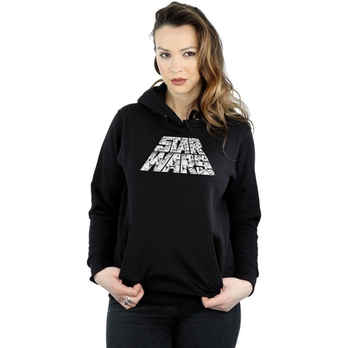 Vêtements Femme Sweats Star Wars: The Rise Of Skywalker Star Wars The Rise Of Skywalker Trooper Filled Logo Noir