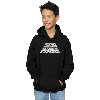 Vêtements Garçon Sweats Star Wars: The Rise Of Skywalker Star Wars The Rise Of Skywalker Trooper Filled Logo Noir