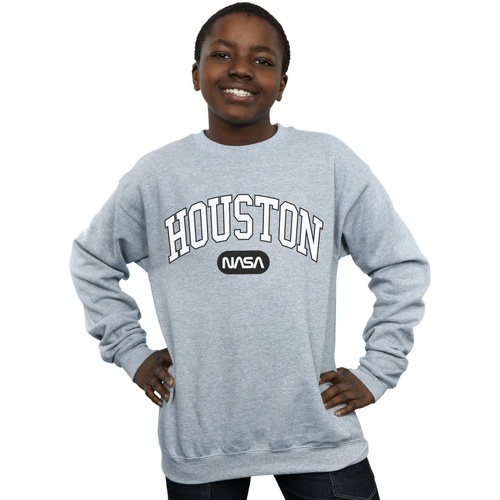 Vêtements Garçon Sweats Nasa Houston Collegiate Gris