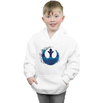 Vêtements Garçon Sweats Star Wars: The Rise Of Skywalker Resistance Symbol Wave Blanc