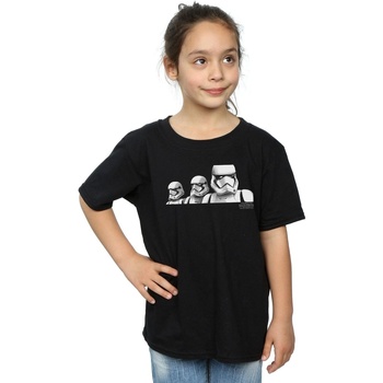 Vêtements Fille T-shirts manches longues Star Wars: The Rise Of Skywalker Troopers Band Noir