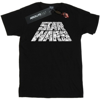 Vêtements Fille T-shirts manches longues Star Wars: The Rise Of Skywalker Trooper Filled Logo Noir