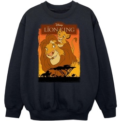 Vêtements Garçon Sweats Disney The Lion King Simba And Mufasa Noir