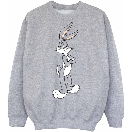 Vêtements Garçon Sweats Dessins Animés Bugs Bunny Crossed Arms Gris
