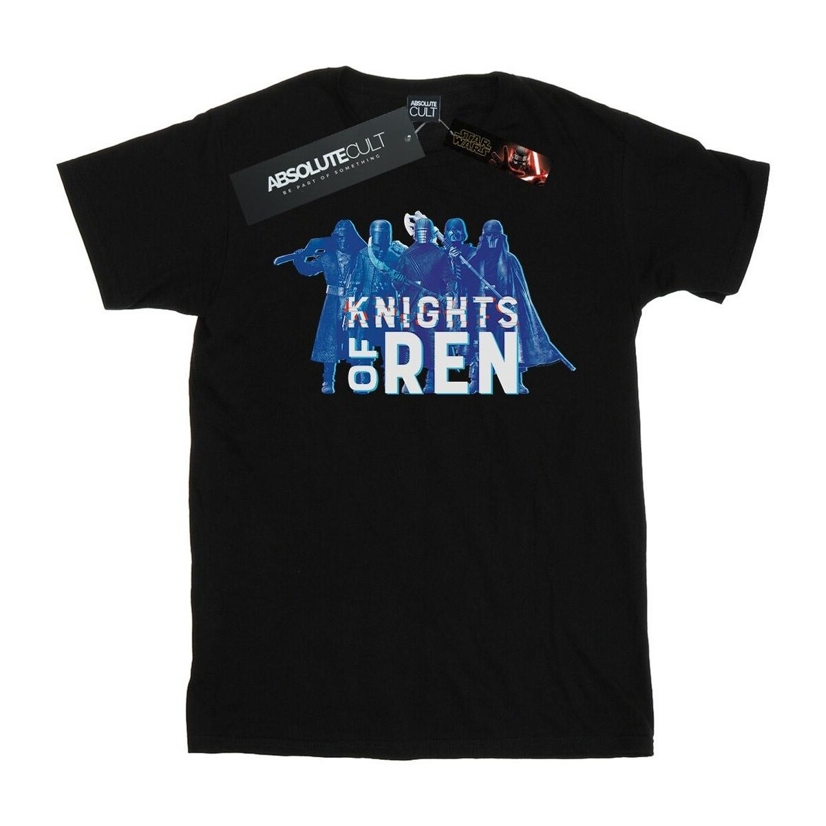 Vêtements Fille T-shirts manches longues Star Wars: The Rise Of Skywalker Knights Of Ren Glitch Noir