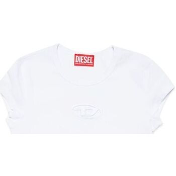 Vêtements Fille T-shirts short-sleeved & Polos Diesel J01830 0AFAA - TANGIE-K100 Blanc