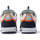 Chaussures Homme Chaussures de Skate DC Shoes Zapatilla de skate  Kalis Lite - Navy/Orange Gris