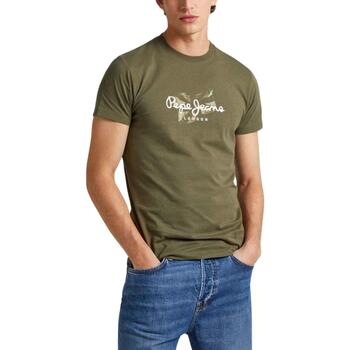 Vêtements Homme T-shirts manches courtes Pepe jeans  Vert