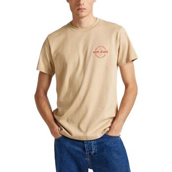 Vêtements Homme T-shirts manches courtes Pepe Leggings jeans  Marron