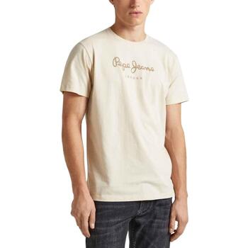 Vêtements Homme T-shirts manches courtes Pepe jeans  Beige