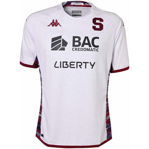 Vêtements Homme T-shirts manches courtes Kappa Maillot Kombat Away Deportivo Saprissa 23/24 Blanc