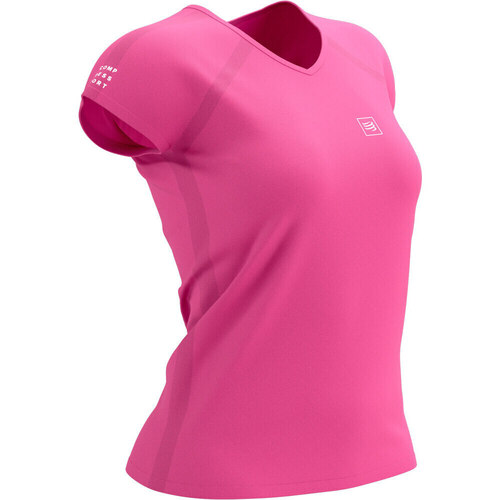 Vêtements Femme Chemises / Chemisiers Compressport Training SS Tshirt W Rose