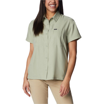 Vêtements Femme Chemises / Chemisiers Columbia Silver Street Lo SS Shirt Vert