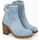 Chaussures Femme Bottines Freelance Justy 90 Bleu