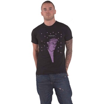 Vêtements T-shirts manches longues David Bowie RO459 Noir