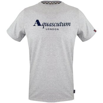 Vêtements Homme T-shirts manches courtes Aquascutum T0032378 Gris