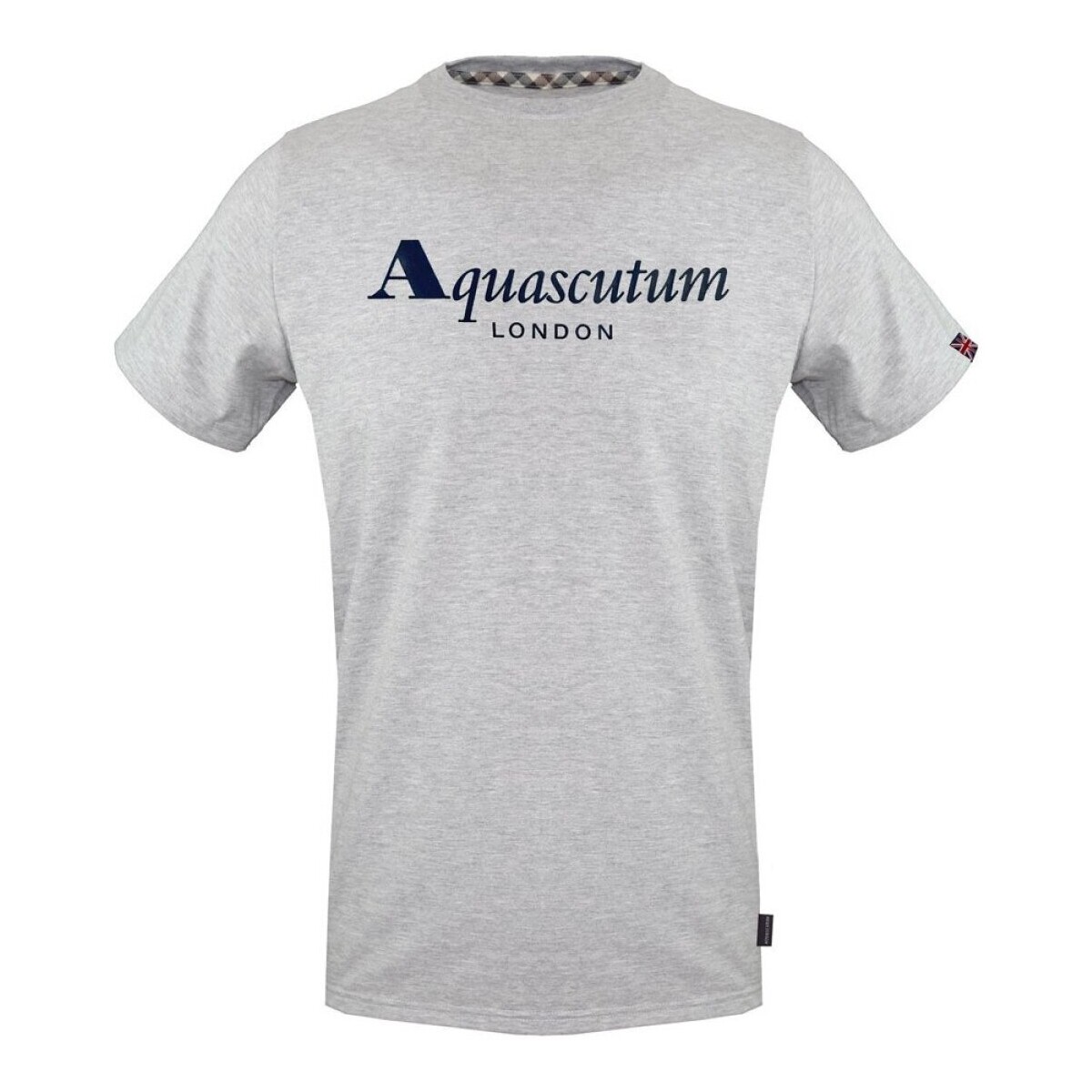 Vêtements Homme T-shirts jacquard courtes Aquascutum T0032378 Gris