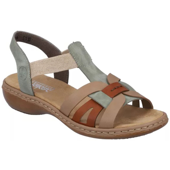 Chaussures Femme Sandales et Nu-pieds Rieker Sandales 65918 Multicolore