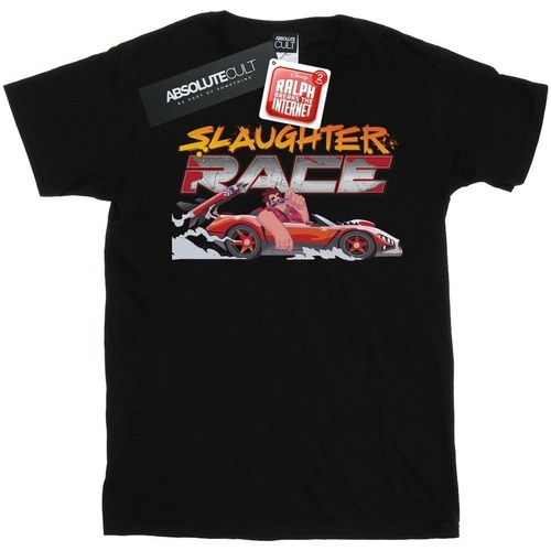 Vêtements Homme T-shirts manches longues Disney Wreck It Ralph Slaughter Race Noir