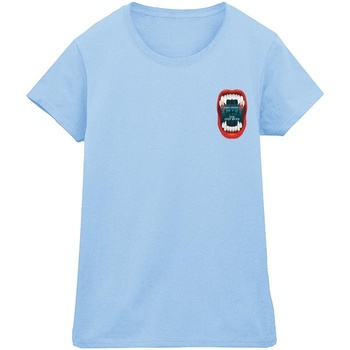 Vêtements Femme T-shirts manches longues The Lost Boys Teeth Pocket Bleu