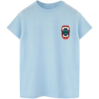 Vêtements Femme T-shirts manches longues The Lost Boys Teeth Pocket Bleu