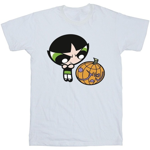 Vêtements Garçon T-shirts manches courtes The Powerpuff Girls Girls Buttercup Pumpkin Blanc
