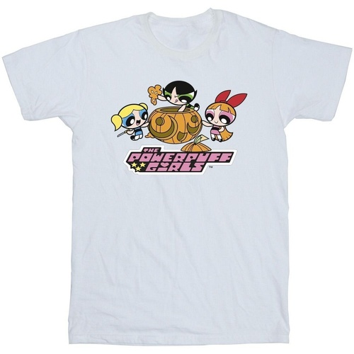 Vêtements Garçon T-shirts manches courtes The Powerpuff Girls Girls Pumpkin Blanc