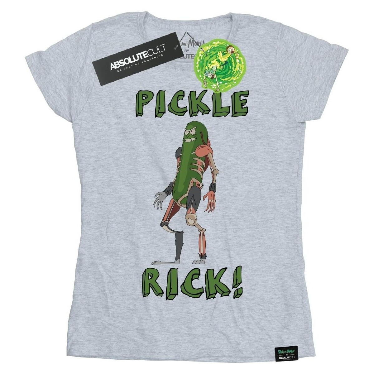 Vêtements Femme T-shirts manches longues Rick And Morty Pickle Rick Gris