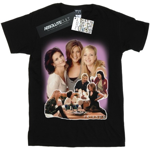Vêtements Garçon T-shirts manches courtes Friends Girls Collage Noir