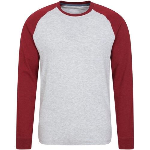 Vêtements Homme T-shirts manches longues Mountain Warehouse Colby Rouge