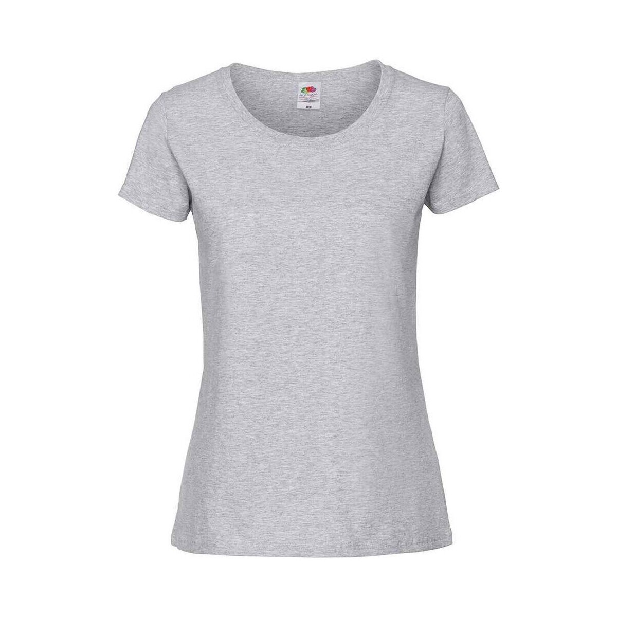 Vêtements Femme T-shirts manches longues Fruit Of The Loom Premium Gris