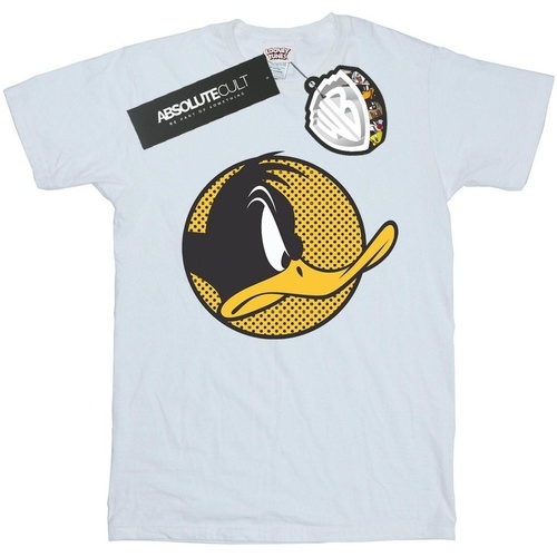 Vêtements Homme T-shirts manches longues Dessins Animés Daffy Duck Dotted Profile Blanc