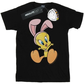Vêtements Homme T-shirts manches longues Dessins Animés Tweety Pie Bunny Ears Noir