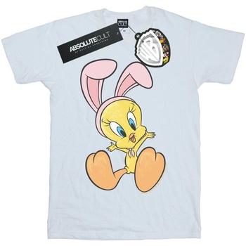 Vêtements Homme T-shirts manches longues Dessins Animés Tweety Pie Bunny Ears Blanc