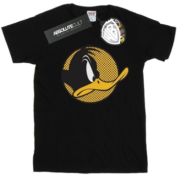Vêtements Garçon T-shirts manches courtes Dessins Animés Daffy Duck Dotted Profile Noir