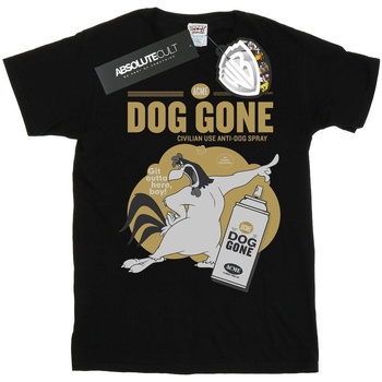 Vêtements Garçon T-shirts manches courtes Dessins Animés Foghorn Leghorn Dog Gone Noir