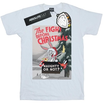 Vêtements Homme T-shirts manches longues Dessins Animés The Fight Before Christmas Blanc