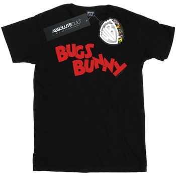 Vêtements Homme T-shirts manches longues Dessins Animés Bugs Bunny Name Noir