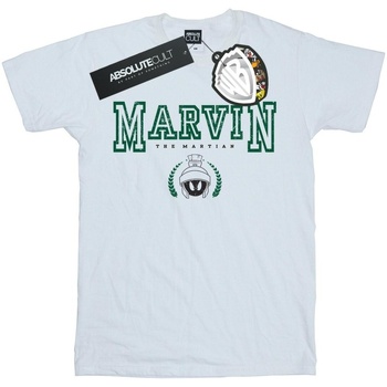 Vêtements Homme T-shirts manches longues Dessins Animés Marvin The Martian Blanc