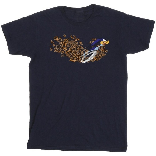 Vêtements Garçon T-shirts manches courtes Dessins Animés ACME Doodles Road Runner Bleu